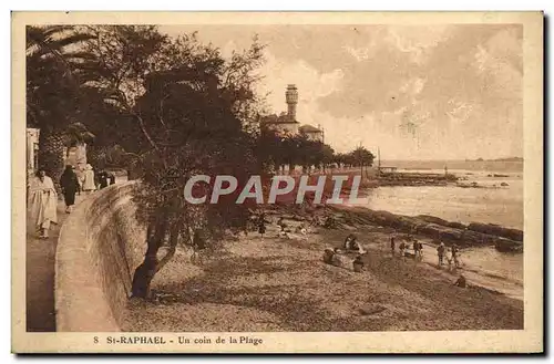 Cartes postales St Raphael Un Coin de La Plage