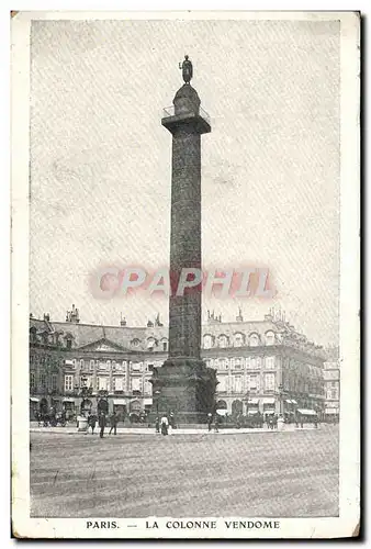 Cartes postales Paris La Colonne Vendome