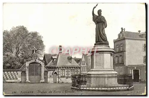 Cartes postales Amiens Statue de Pierre L'Ermite