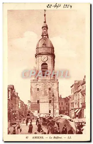 Cartes postales Amiens Le Beffroi