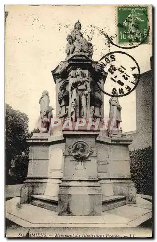 Cartes postales Amiens Monument des illustrations picardes
