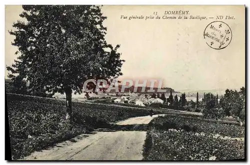 Cartes postales Domremy Vue Generale Prise du Chemin de la Basilique