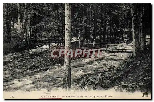 Ansichtskarte AK Gerardmer Les Pertes de la Vologne les Ponts