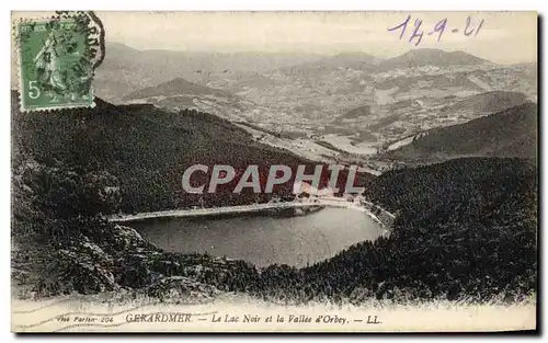 Cartes postales Gerardmer Le Lac Noir et la Vallee d&#39Orbey
