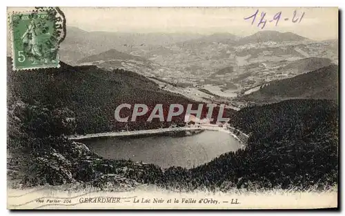 Cartes postales Gerardmer Le Lac Noir et la Vallee d'Orbey