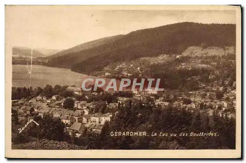 Ansichtskarte AK Gerardmer Le lac vu des Gouttrides