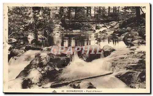 Cartes postales Gerardmer Pont d'Amour