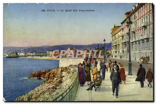 Cartes postales Nice Le Quai des Ponchettes