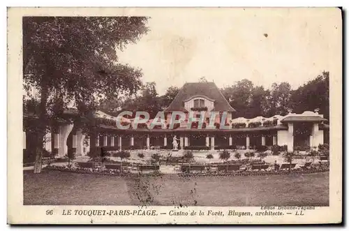 Cartes postales Le Touquet Paris Place Casino de la foret