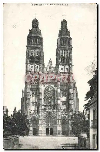 Cartes postales Tours Cathedrale