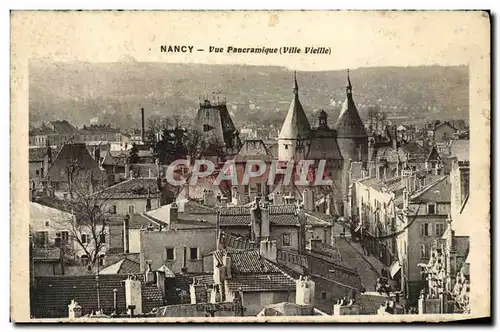 Cartes postales Nancy Vue Pancramique Vieille ville