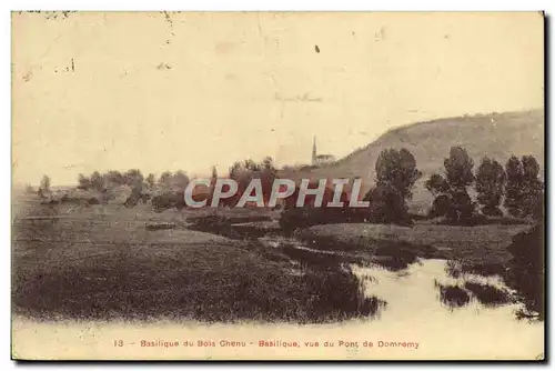 Cartes postales Basilique du Bois Chenu Basilique Vue Du Pont de Domremy