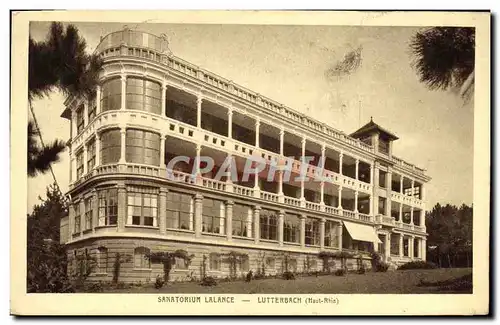 Cartes postales Sanatorium Lalance Luttenbach
