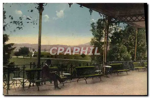 Cartes postales Vittel La campagne vue des galleries