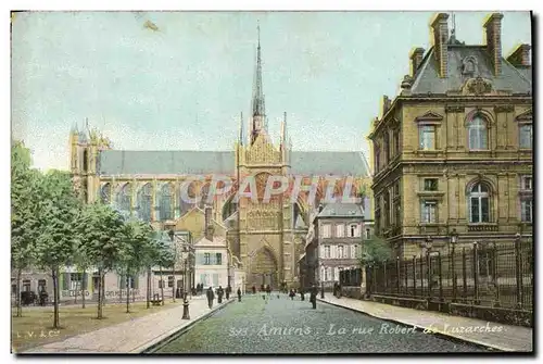 Cartes postales Amiens La Rue Robert de Luzarches