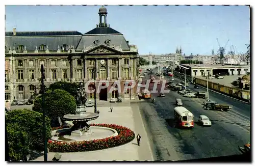 Cartes postales moderne Bordeaux Place de la Bourse Les quais