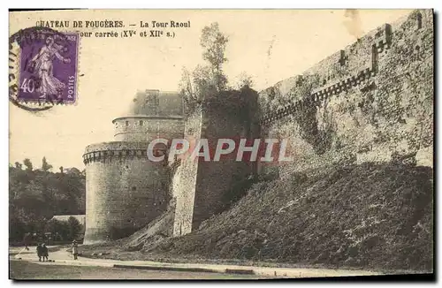 Ansichtskarte AK Chateau De Fougeres La Tour Raoul La tour carree