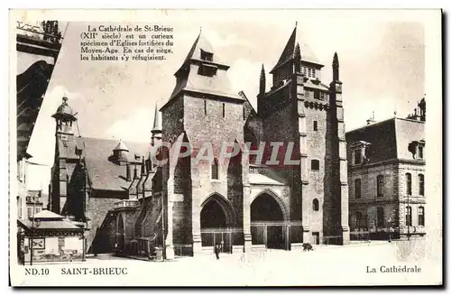 Cartes postales Saint Brieuc La cathedrale