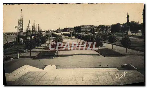 Cartes postales Bordeaux Quai Louis XVIII Et Le Jardin Des Terrasses