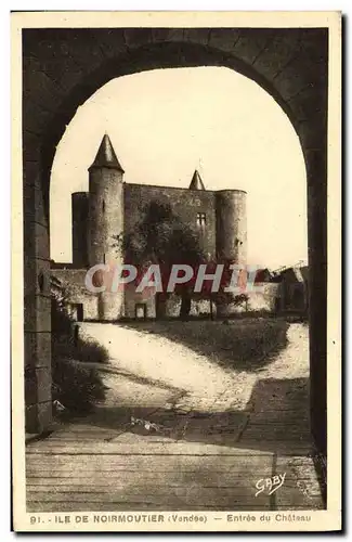 Cartes postales Ile De Noirmoutier Entree Du Chateau