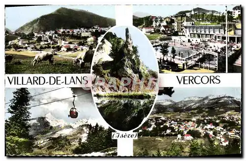 Cartes postales moderne Villard De Lans Vercors Piscine olympique Teleferique