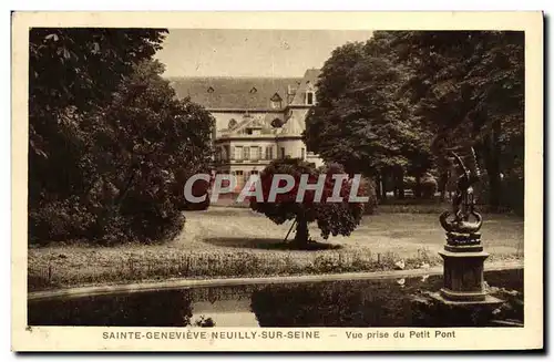Cartes postales Sainte Genevieve Neuilly Sur Seine Vue Prise Du Petit Pont