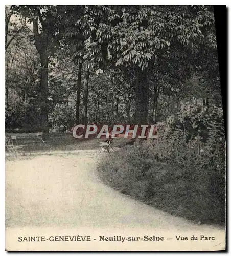 Cartes postales Sainte Genevieve Neuilly Sur Seine Vue Du Parc
