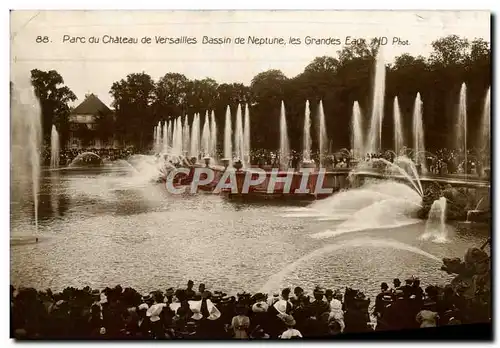 Cartes postales Parc Du Chateau De Versailles Bassin De Neptune Les Garndes