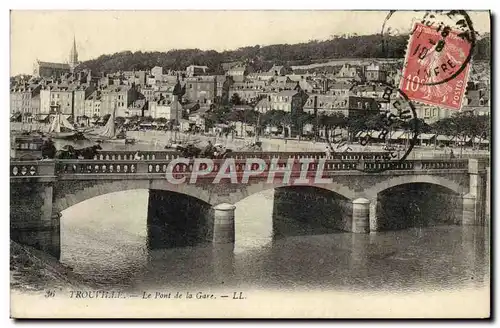 Cartes postales Trouville Le Pont De La Gare