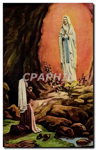 Ansichtskarte AK Lourdes Apparition De La Vierge a Bernadette Soubirous en 1858