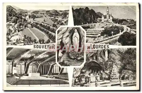 Cartes postales Souvenir De Lourdes