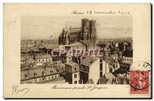 Ansichtskarte AK Reims Panorama Pris De St Jacques