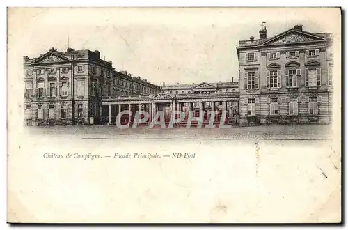 Ansichtskarte AK Chateau De Compiegne Facade Principale