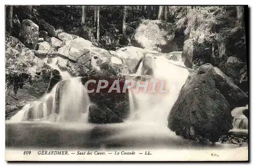 Ansichtskarte AK Gerardmer Saut Des Cuves La Cascade