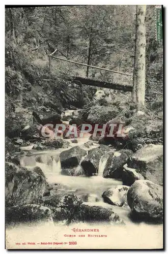 Ansichtskarte AK Gerardmer Gorge Des Roitelets