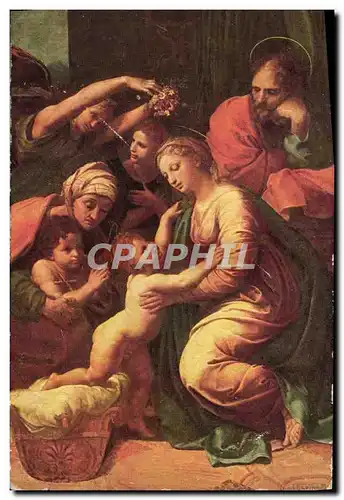 Cartes postales moderne Raphael Sanzio La sainte famille