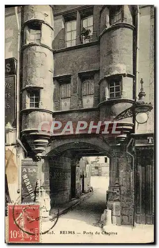 Ansichtskarte AK Reims Porte Du Chapitre