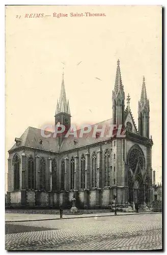 Cartes postales Reims Eglise Saint Thomas