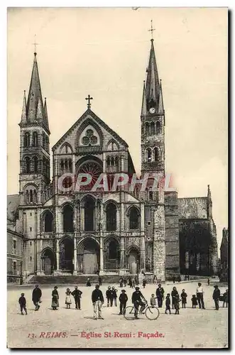 Ansichtskarte AK Reims Eglise St Remi