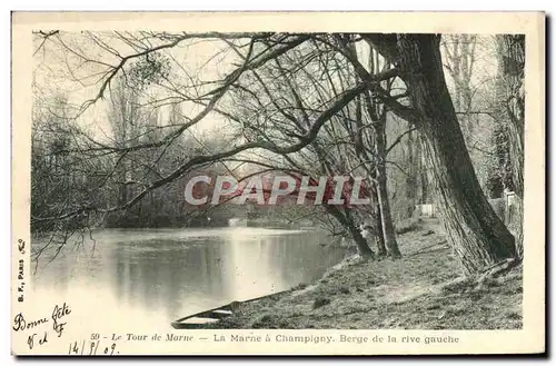 Cartes postales Le Tour De Marne La Marne A Champigny Berge De La Rive Gauche