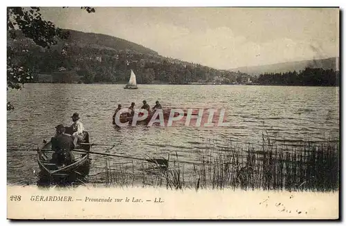 Ansichtskarte AK Gerardmer Promenade Sur Le Lac