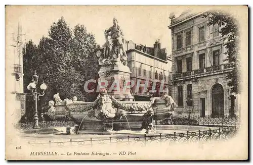 Ansichtskarte AK Marseille La Fontaine Estrangin