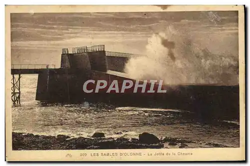 Cartes postales Les Sables D&#39Olonne La Jetee De La Chaume