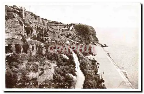 Cartes postales Cliff Gardens Goodrington Paignton