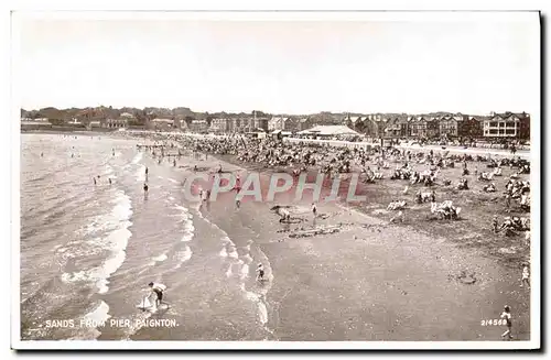 Ansichtskarte AK Sands From Pier Paignton