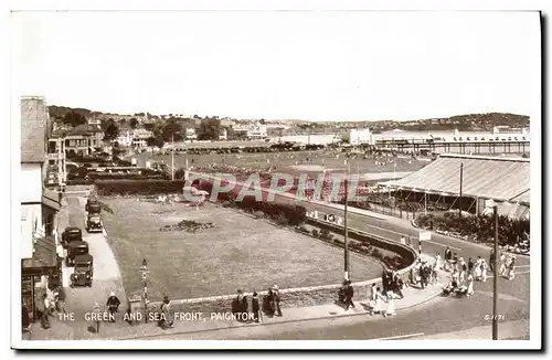 Cartes postales The Green And Sea Front Paignton