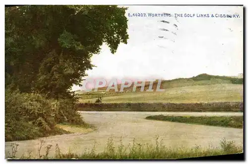 Cartes postales Worthing The Golf Links & Cissbury