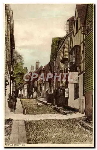 Cartes postales Mermaid Street Rye