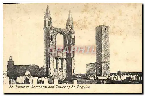 Cartes postales St Andrews Cathedral And Tower Of St Regulus