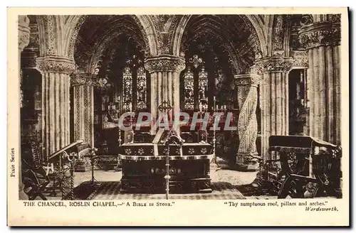 Cartes postales The Chancel Roslin Chapel